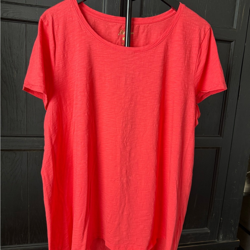 Lilly Pulitzer Coral Short Sleeve Tee